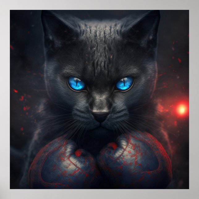 Póster Gato negro poster (Frente)