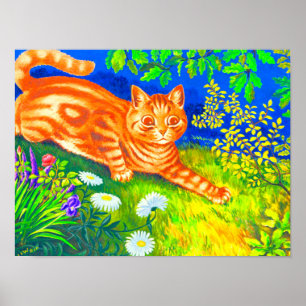 Póster Gato nocturno