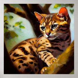 Póster Gato Ocicat