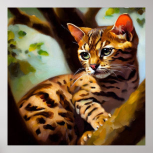 Póster Gato Ocicat