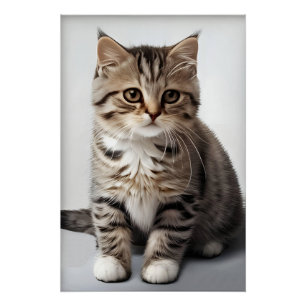 Póster Gato perdido en el tiempo