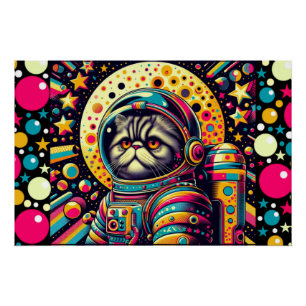 PÓSTER GATO-PERDIDO PERSA EN EL ESPACIO 8