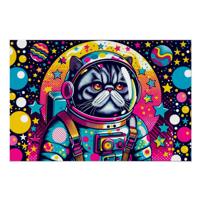PÓSTER GATO-PERDIDO PERSA EN EL ESPACIO 9 (Anverso)