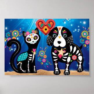 Póster Gato/Perro/Poster de Muerte del Matrimonio después