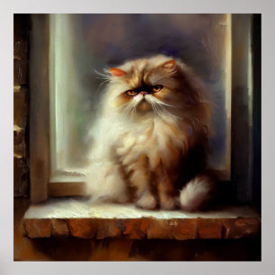 Póster Gato persa