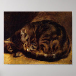 Póster Gato por Renoir