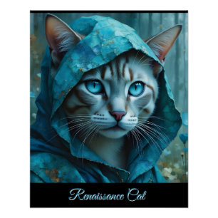 Póster Gato renacentista
