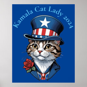 Póster Gato sin hijos Lady 2024 Thunder_Cove