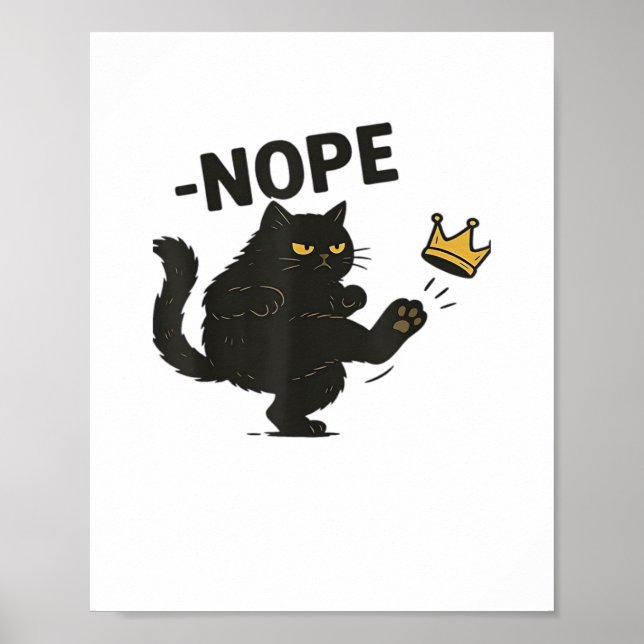 Póster Gato Sin Reyes En América  (Frente)
