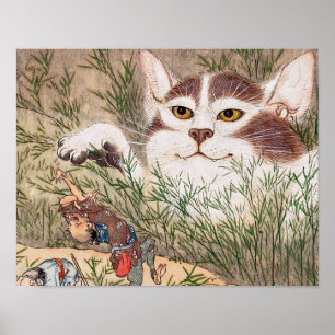 Póster Gato supernatural