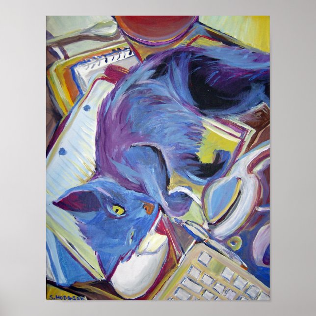 Póster Gato y ratón (Frente)