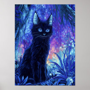 Póster GatoDelBosqueEtéreo