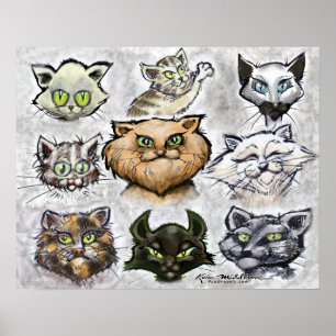 Póster Gatos