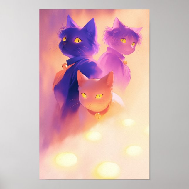Póster Gatos (Frente)