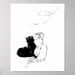 Póster Gatos, Alexandre Steinlen
