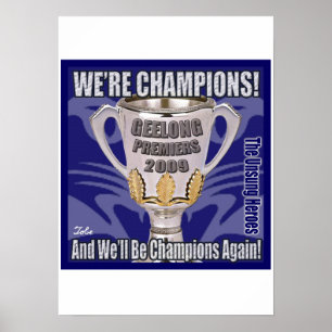 Póster Gatos - Campeones 2009