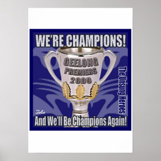 Póster Gatos - Campeones 2009
