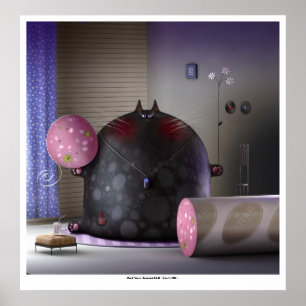 Póster gatos ceremoniales II ( gato no 5 )