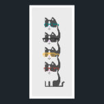 Póster Gatos En Gafas Pile Pixel Art Poster<br><div class="desc">Cats In Glasses Pile Pixel Art design by ObinSun</div>