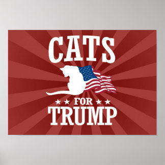 PÓSTER GATOS PARA TRUMP