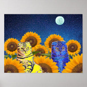 Póster Gatos para Ucrania