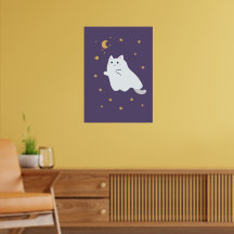 Gatos personalizados divertidos con escobas, calab