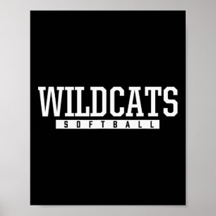 Póster Gatos Salvajes de Shelby County Softll Hs