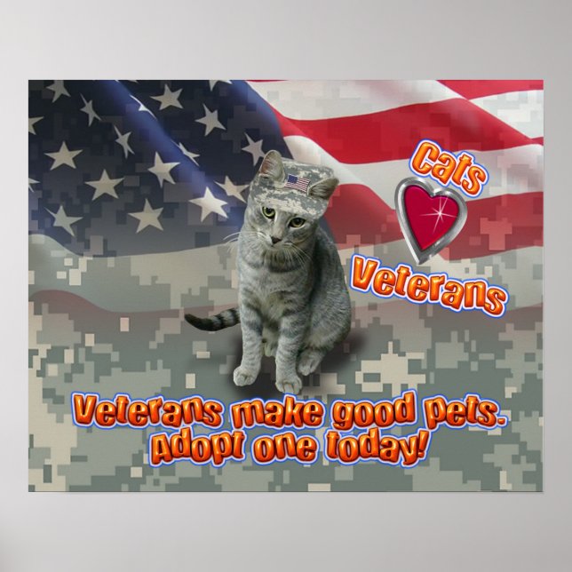 Póster Gats Love Veterans - Poster (Frente)
