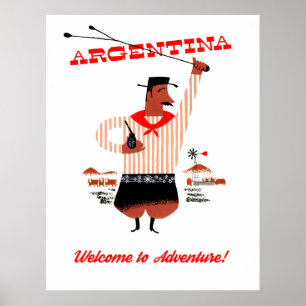 Póster Gauchos de Argentina