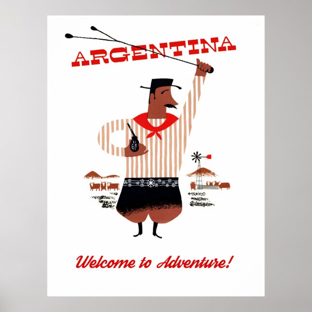 Póster Gauchos de Argentina (Frente)