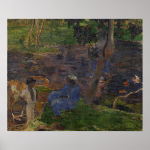 Póster Gauguin - A Orillas Del Lago En Martinica 1887