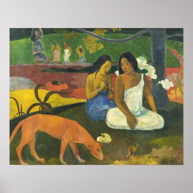 Póster Gauguin - Arearea 1892 (Frente)