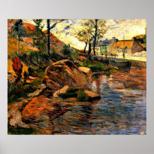 Póster Gauguin - Cove Frente Al Puerto De Pont-Aven,