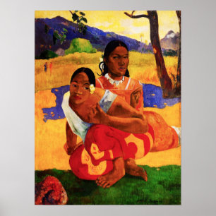 Póster Gauguin cuando es usted que consigue el poster