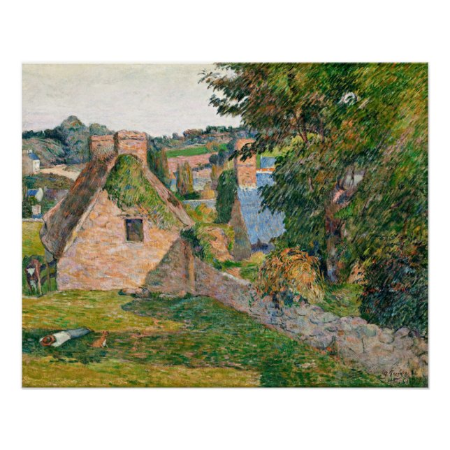 Póster Gauguin - El campo de Derout-Lollichov Canvas Pri (Anverso)