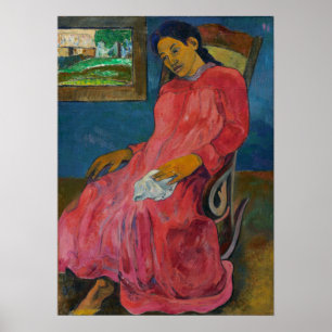 Póster Gauguin - Faaturuma (Melancólico) 1891