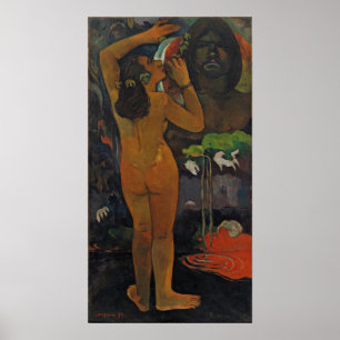 Póster Gauguin - Hina Tefatou (La Luna Y La Tierra) 1893