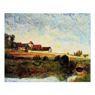 Póster Gauguin - La granja en Grue,