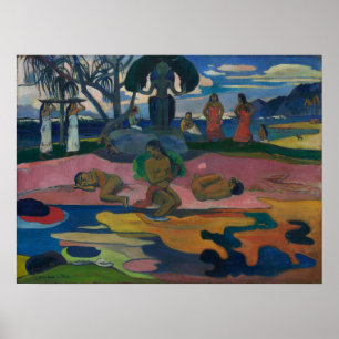 Póster Gauguin - Mahana No Atua (Día De Los Dioses) 1894