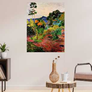 Póster Gauguin - Martinica Landscap E,