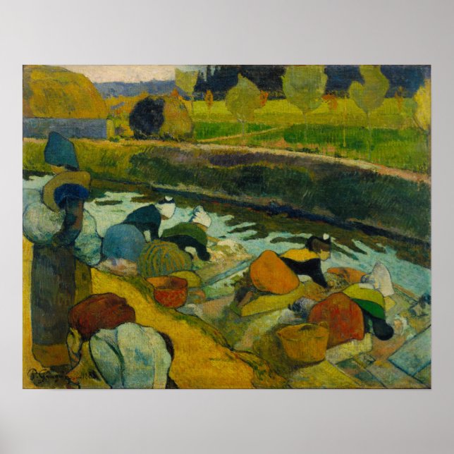 Póster Gauguin - Mujeres de guerra 1888 (Frente)