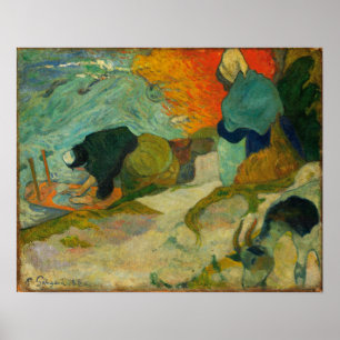 Póster Gauguin - Mujeres De Guerra En Arles 1888