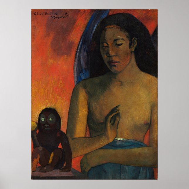 Póster Gauguin - Poemas bárbaros (Frente)