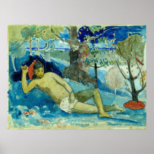 Póster Gauguin - Reina de la Belleza (Noble Reina) 1896