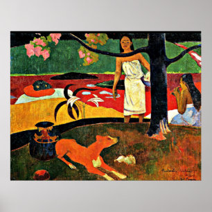 Póster Gauguin - Tahitian Pastorale