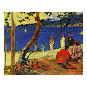 Póster Gauguin - Una costa