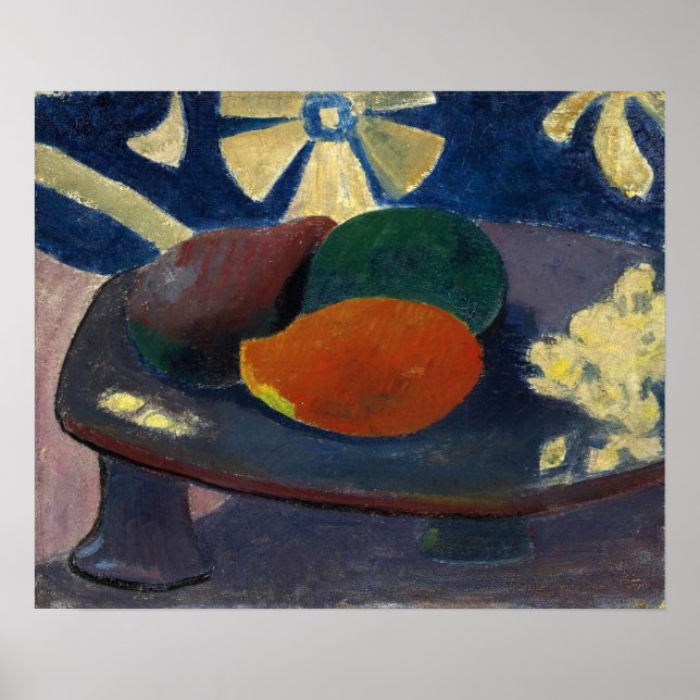 Póster Gauguin - Vida fija con tres mangos 1892 (Frente)