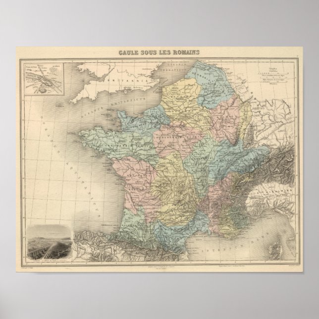 Póster Gaul bajo los romanos (Frente)