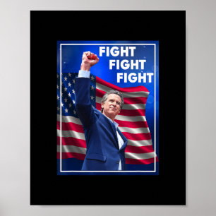 Póster Gavin Newsom trollea a Trump Guerra de Memes Lucha