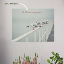Gaviota blanca en un día de invierno
